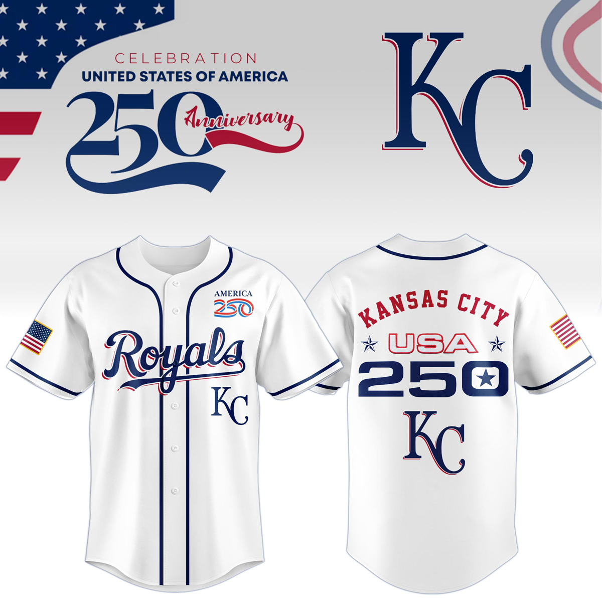 Kansas City Royals x Celebration USA 250 Anniversary 