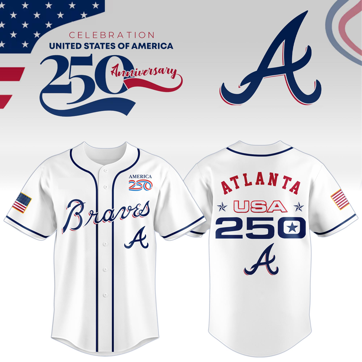 Atlanta Braves x Celebration USA 250 Anniversary 