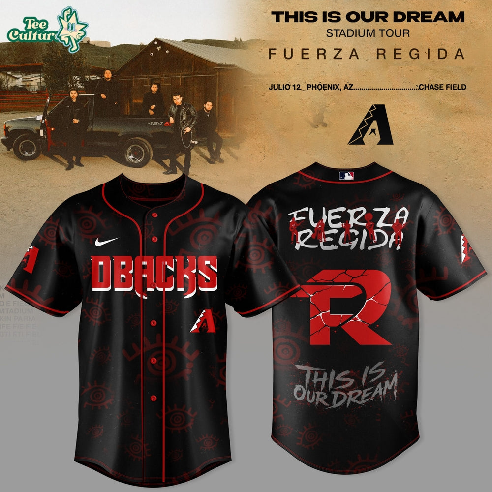 Arizona Diamondbacks x Fuerza Regida – This Is Our Dream Stadium Tour 2026 Jersey Collection
