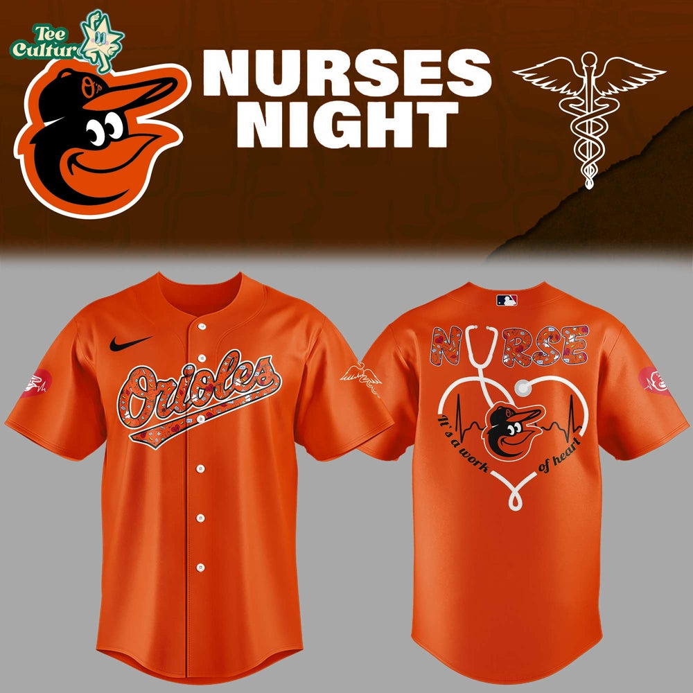 Baltimore Orioles 2026 MLB Nurses Night Tribute Jersey