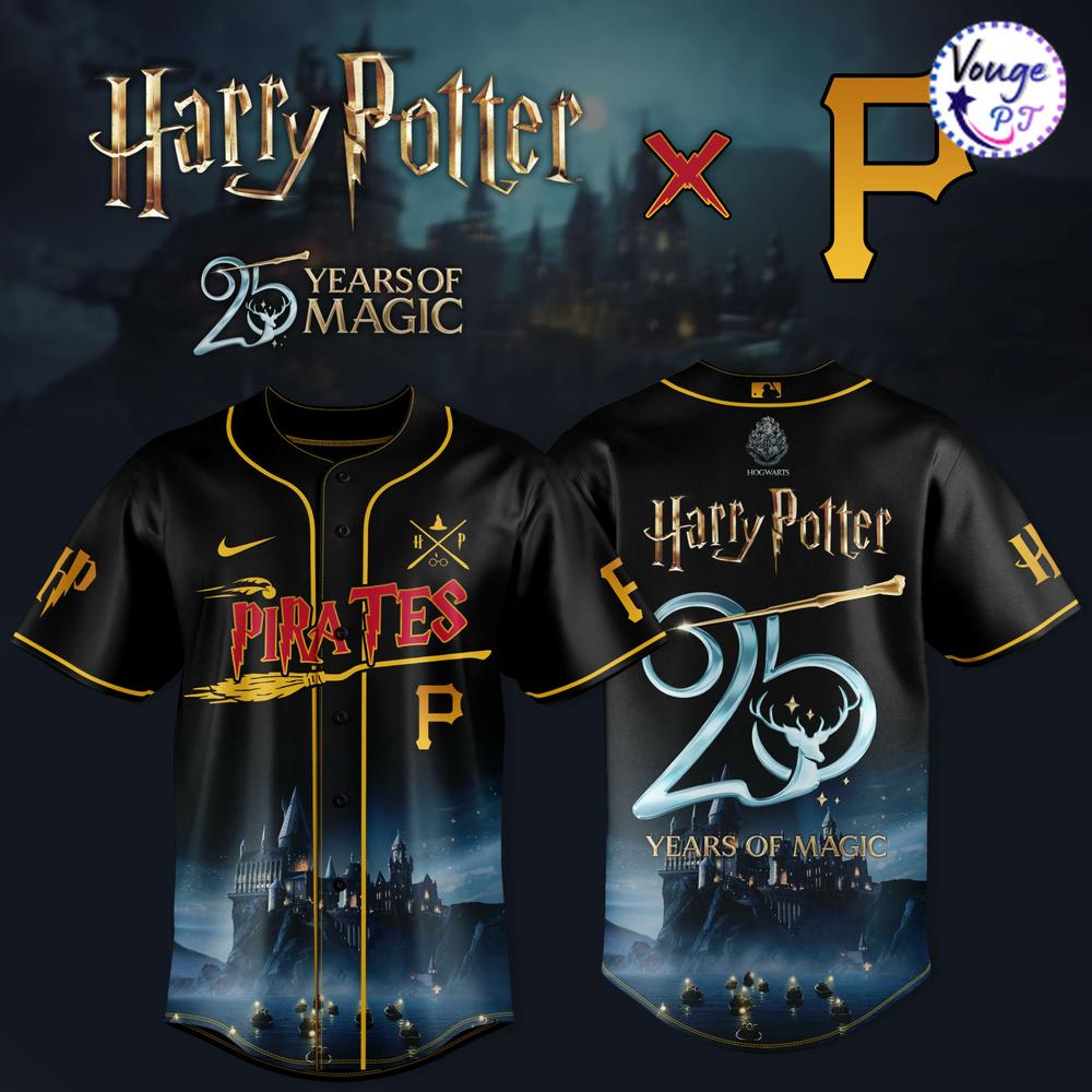Pittsburgh Pirates x Harry Potter – 25 Years of Magic Baseball Jersey 