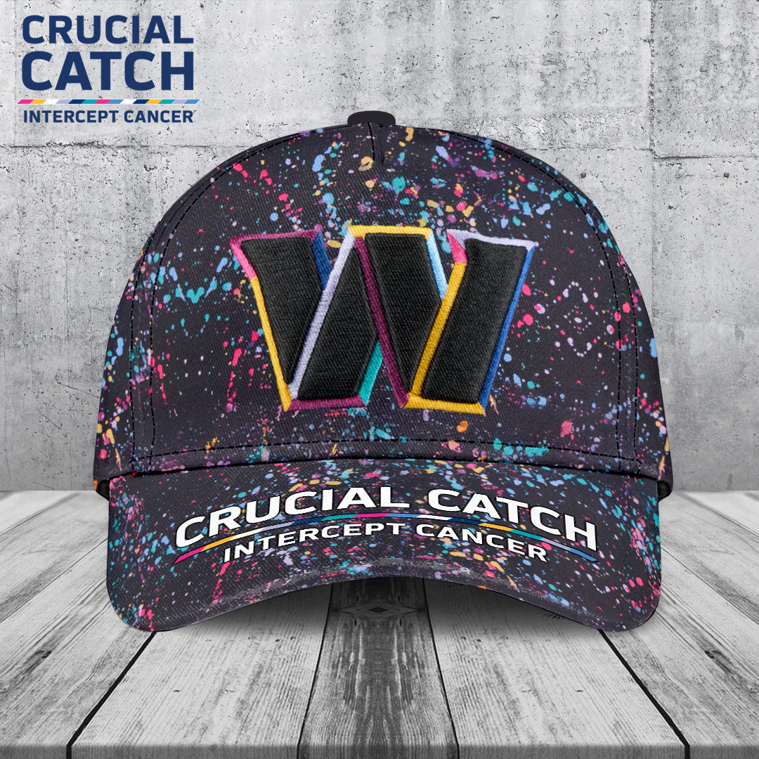Washington Commanders Crucial Catch 2025 Classic Cap 