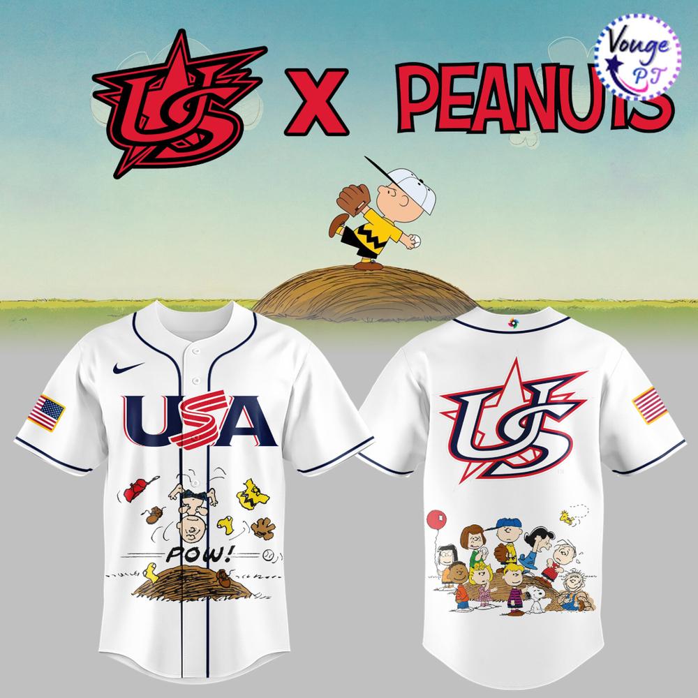 USA Baseball x Peanuts Limited Edition Jersey 
