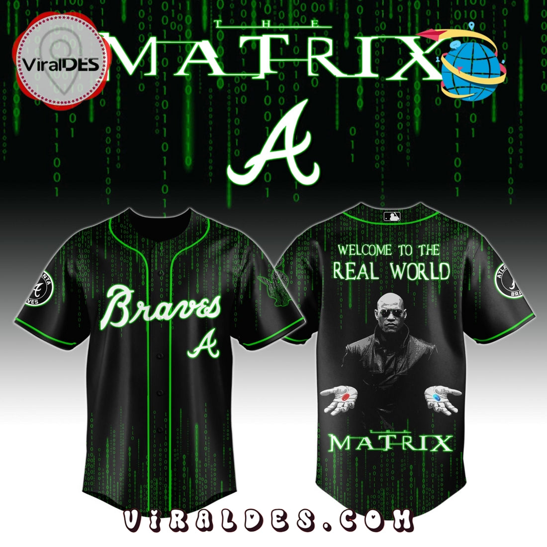 Atlanta Braves MLB The Matrix Baseball Jersey